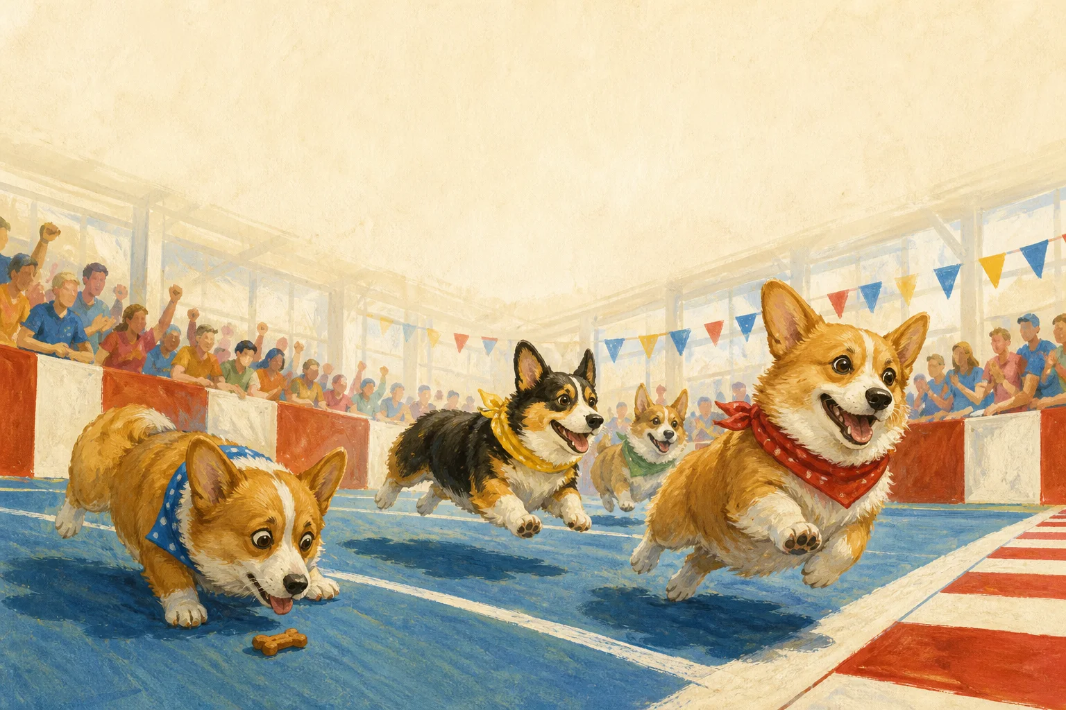 The State Fair’s Corgi Races Put Short Legs on the Fast Track