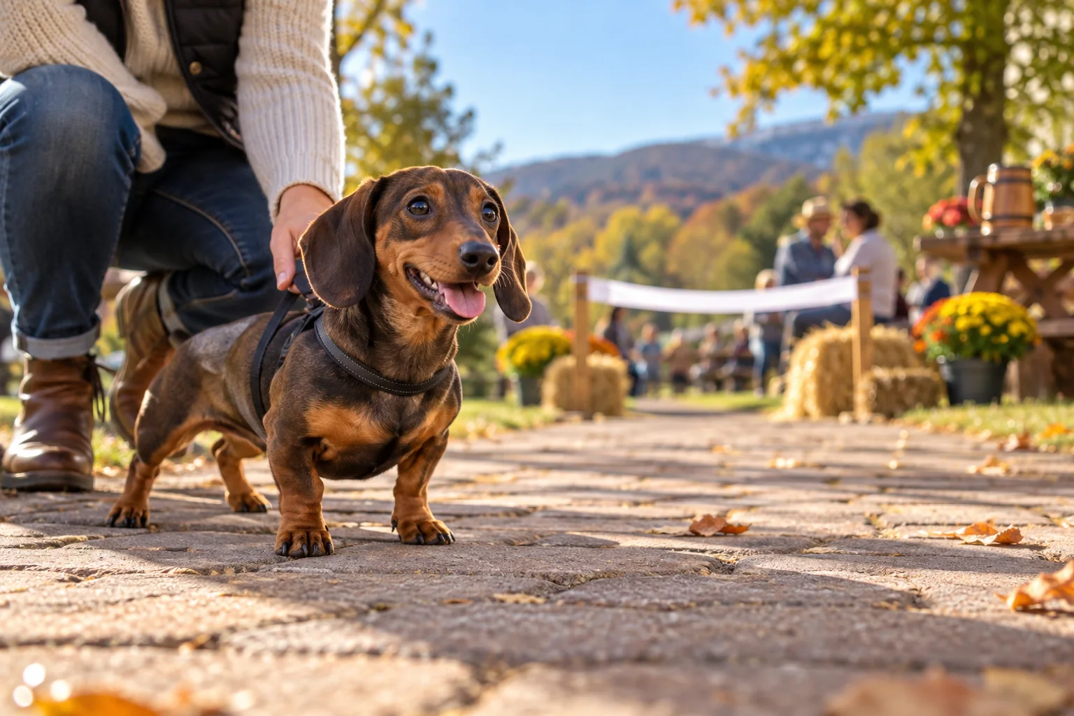 A Wiener-Dog Race Joins the Stein-Hoisting at Liberty Park